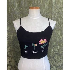 Urban outfitters give yourself time crop top